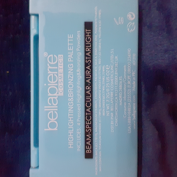Bellapierre Cosmetics- Ultra Glow Highlighting & Bronzing Pallete - Picture 3 of 3